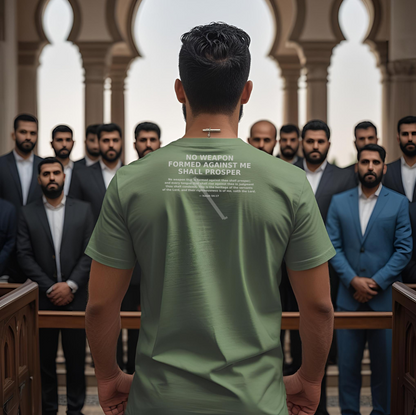 No Weapon Formed (Shielded in spirit. Worn with purpose).