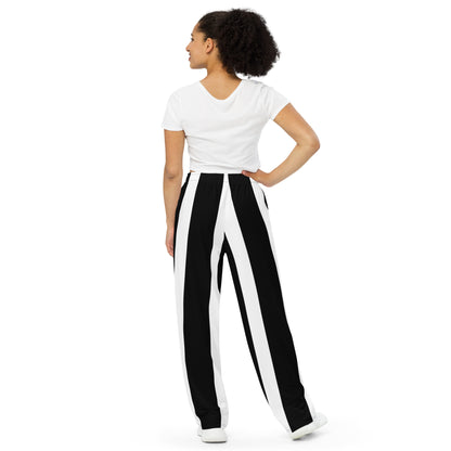 Goscrilla Women's Stripe Wide-Leg Pants