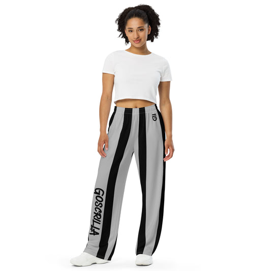 Goscrilla Women's Stripe Wide-Leg Pants