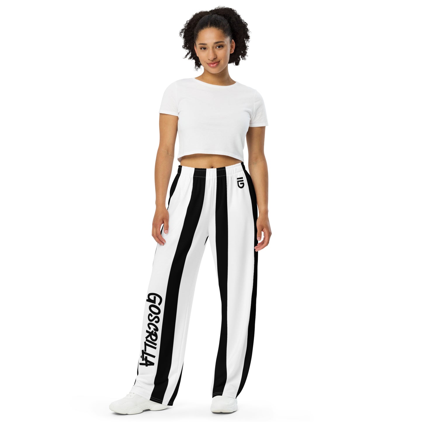 Goscrilla Women's Stripe Wide-Leg Pants