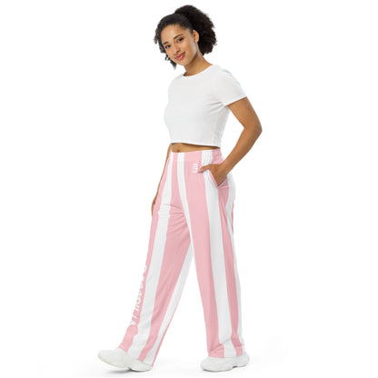 Goscrilla Women's Stripe Wide-Leg Pants