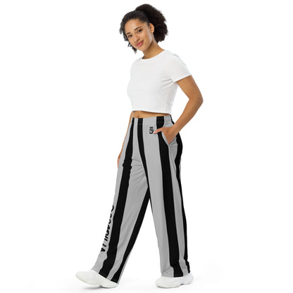 Goscrilla Women's Stripe Wide-Leg Pants