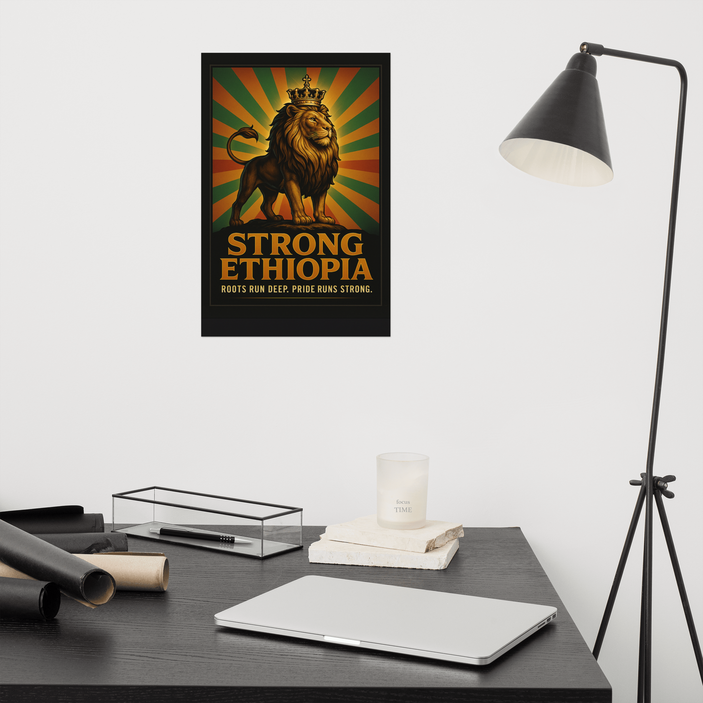 Ethiopia Strong — Premium Edition Poster | 24 × 36 in Enhanced Matte Museum Print
