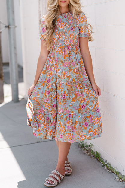 Women's Floral Midi Dress