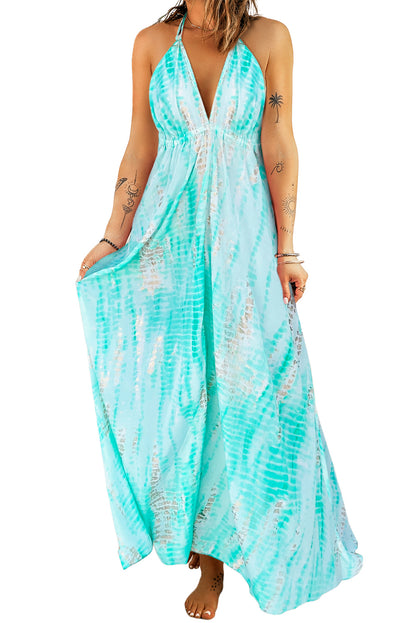 Women's Tie-Dye Maxi Dress