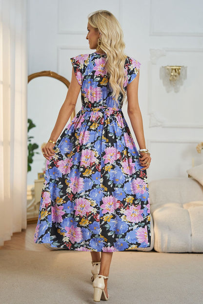 Women's Floral Midi Dress