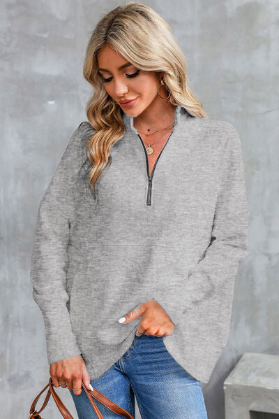 Women's Half Zip Sweatshirt