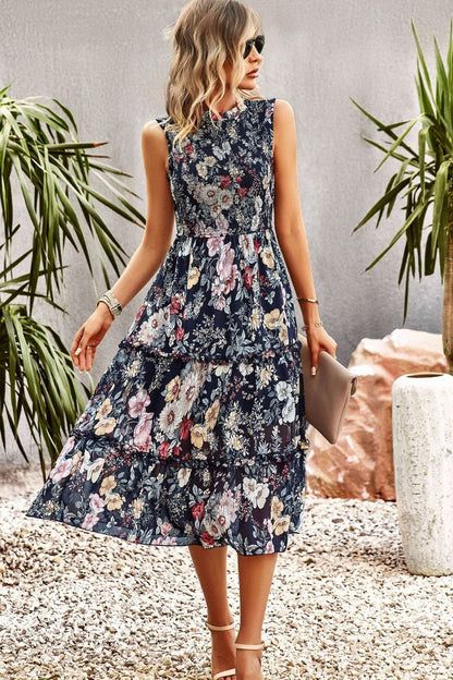 Women's Sleeveless Midi Dress