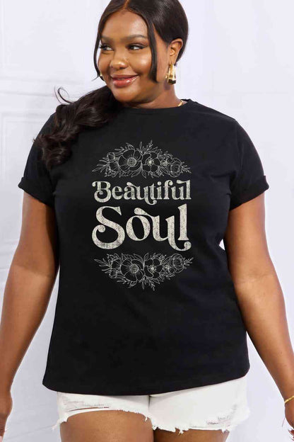 Women's BEAUTIFUL SOUL Graphic Cotton T-Shirt