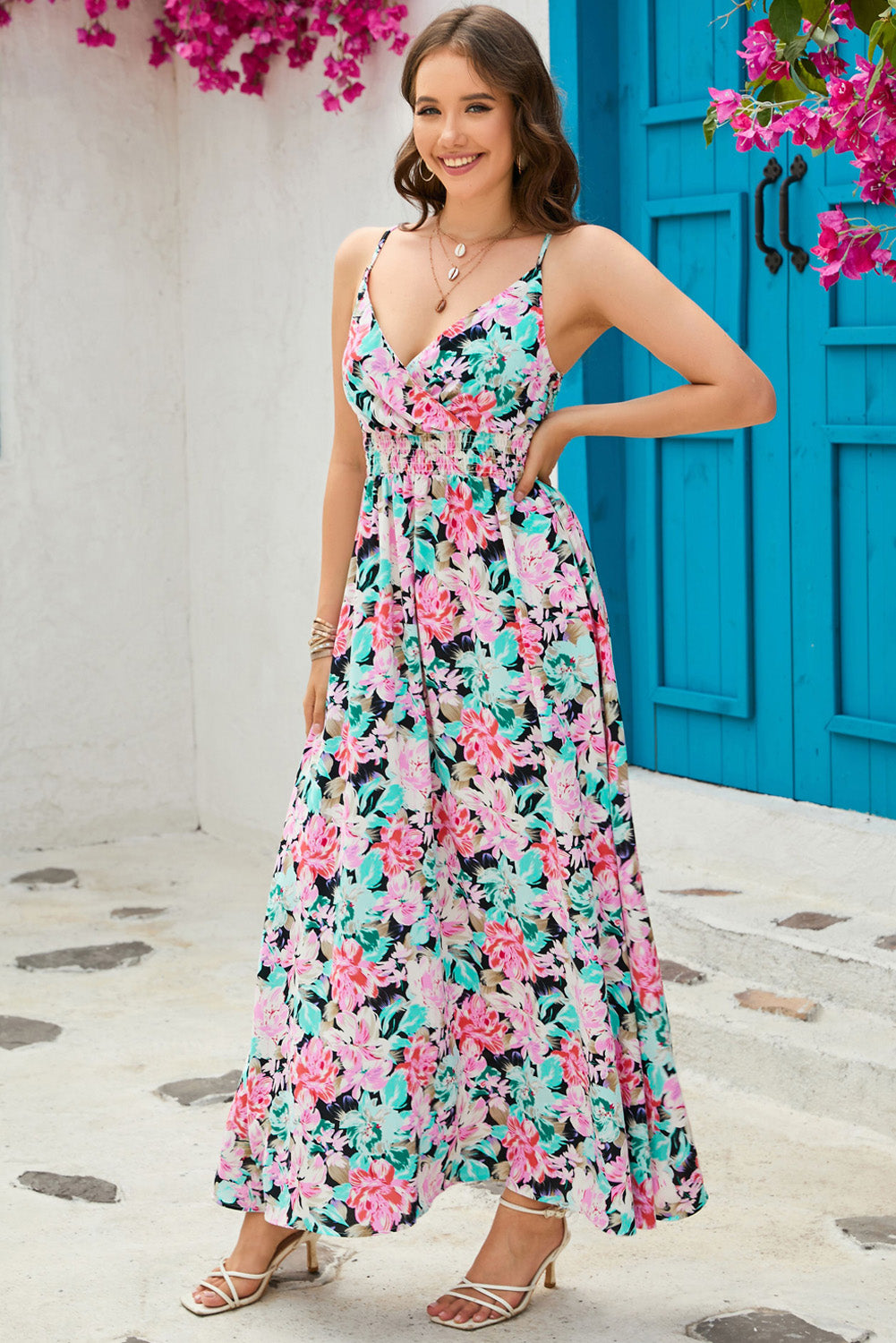 Women's Floral Maxi Dress