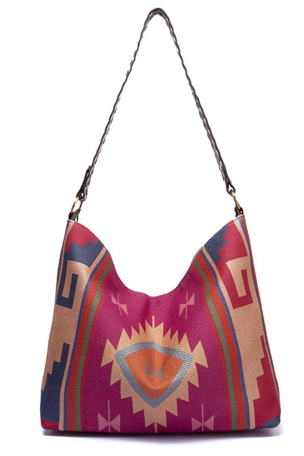 Women's Geometric Canvas Tote Bag