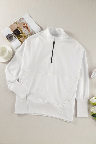 Women's Half Zip Sweatshirt