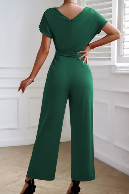 Women's Tie Waist Jumpsuit