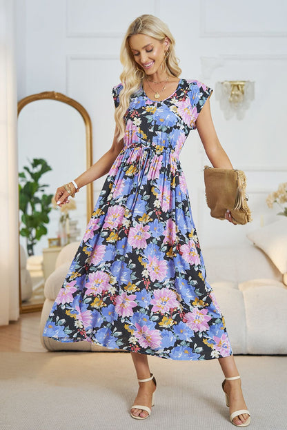 Women's Floral Midi Dress