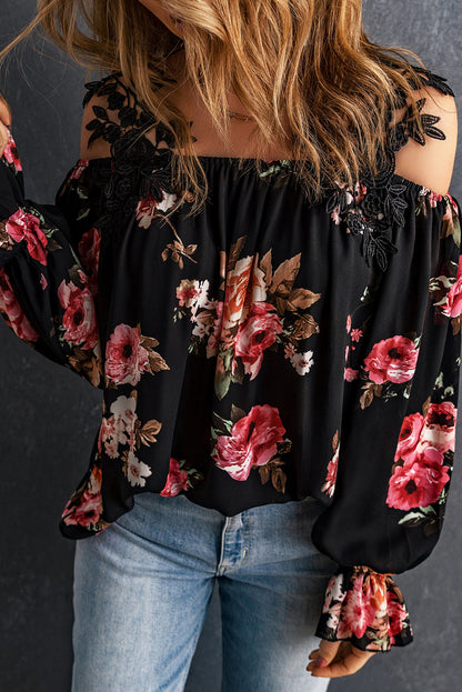 Women's Floral Lace Blouse