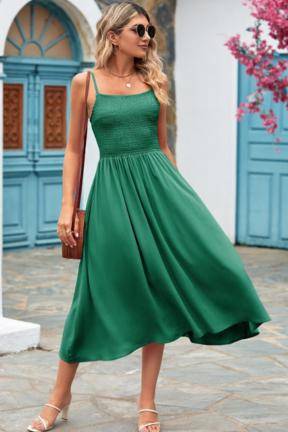 Women's Spaghetti Strap Midi Dress