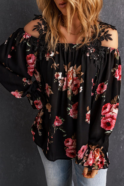 Women's Floral Lace Blouse