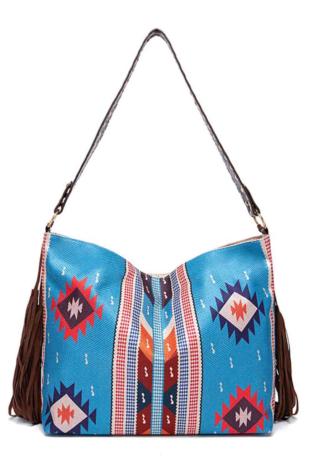 Women's Geometric Canvas Tote Bag