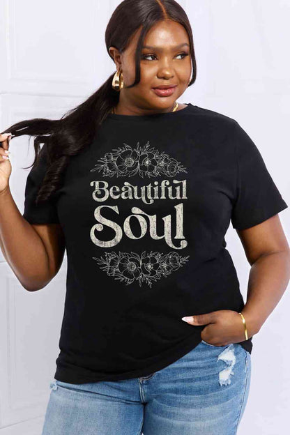 Women's BEAUTIFUL SOUL Graphic Cotton T-Shirt