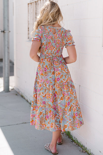 Women's Floral Midi Dress