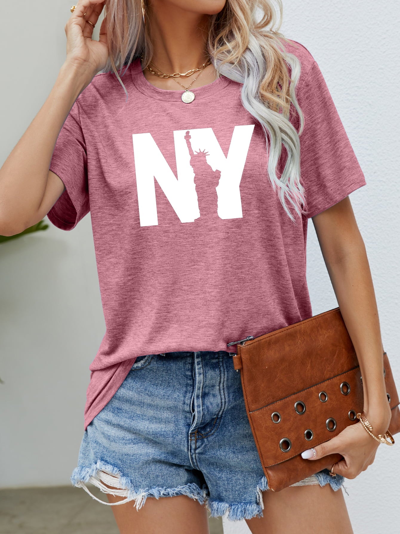 Women's NY Statue of Liberty T-Shirt