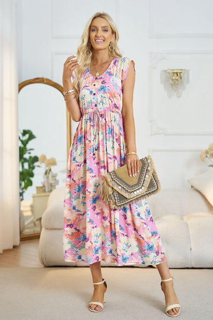 Women's Floral Midi Dress