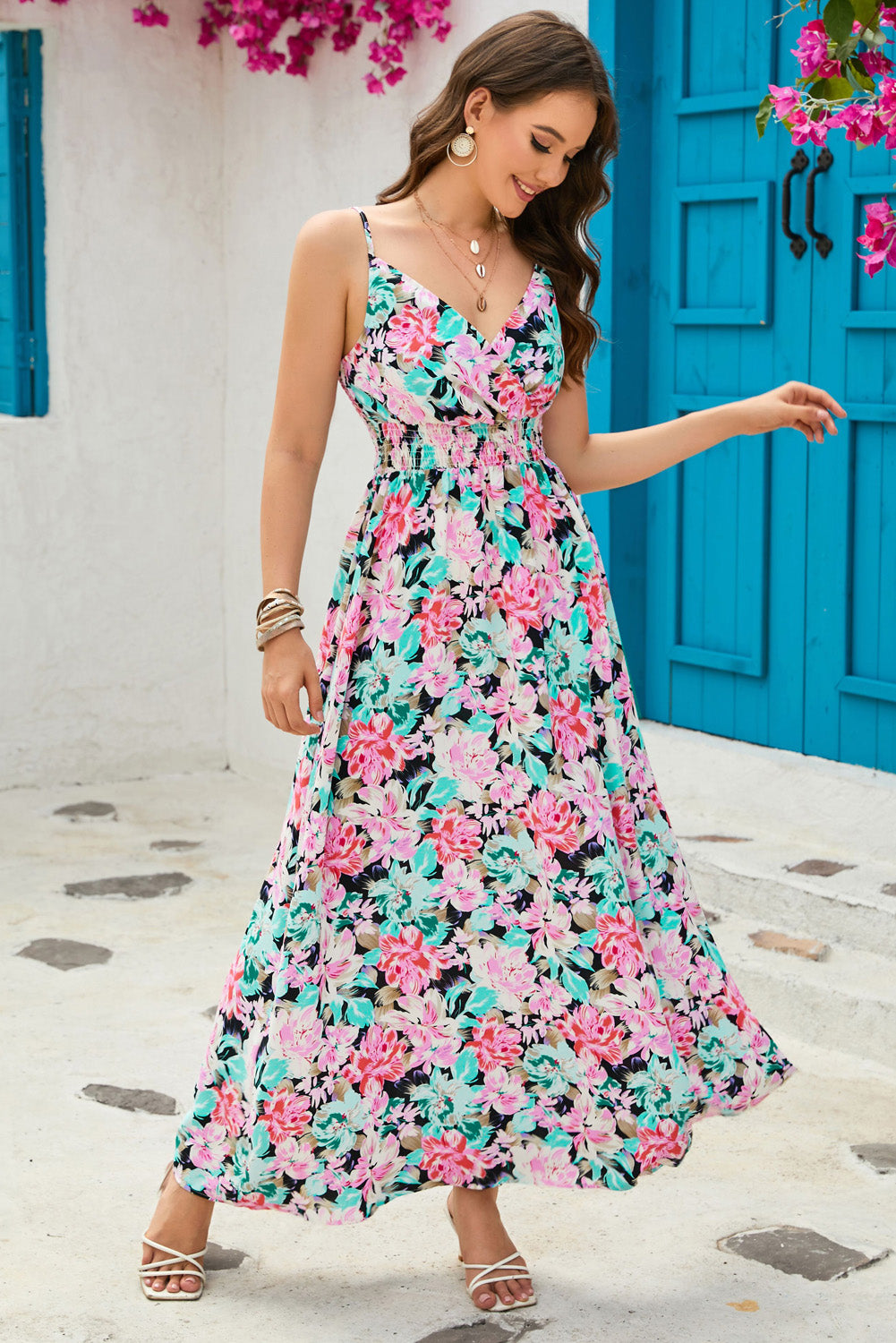 Women's Floral Maxi Dress