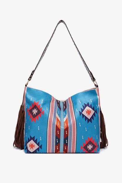 Women's Geometric Canvas Tote Bag